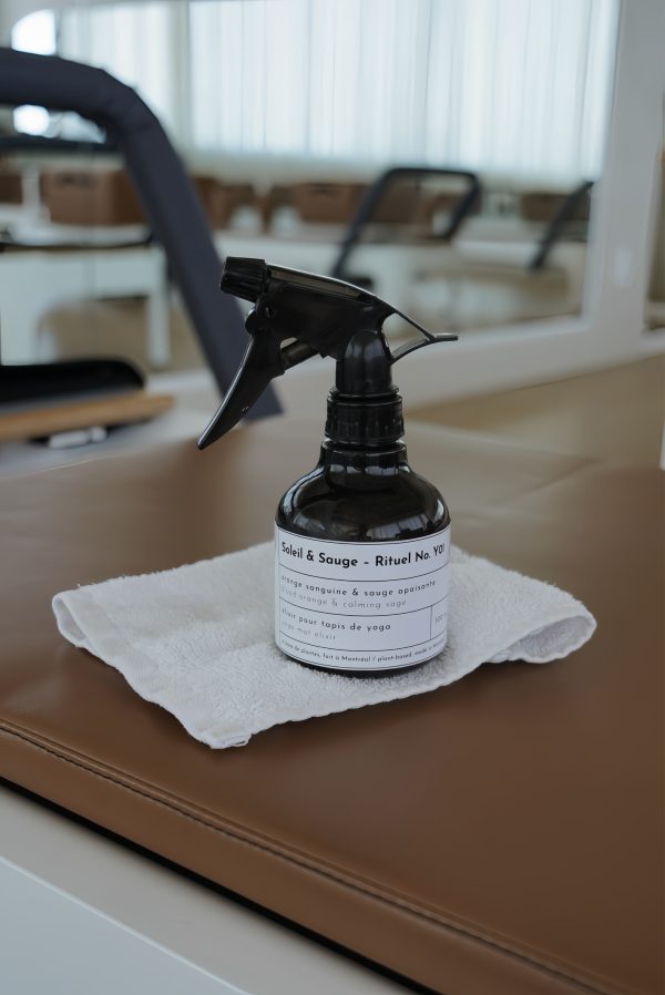 Soleil & Sauge ⏤ Rituel No. Y01 | Yoga Mat Elixir | 250 mL | Lightweight Refillable Bottle